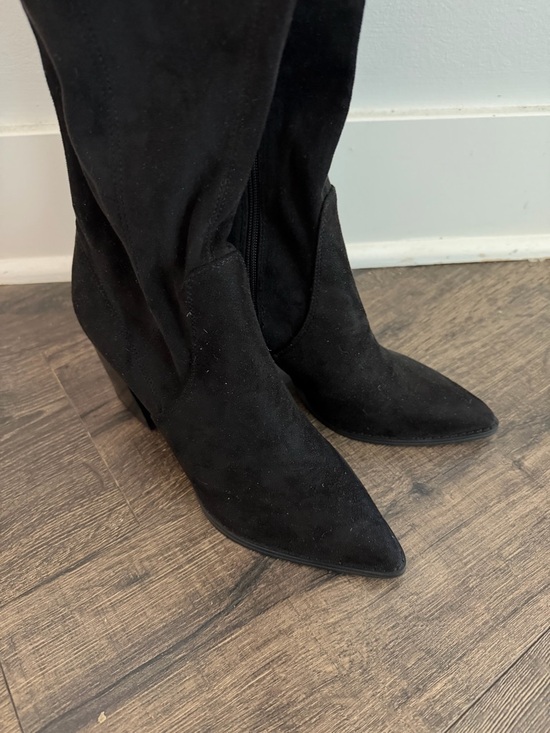 Nine West Black Over-The-Knee Women's Boots - Picture 4 of 6